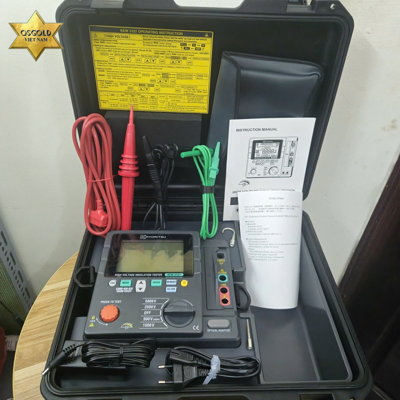Máy đo điện trở cách điện cao áp Kyoritsu 3127 Chính Hãng Nhật Bản