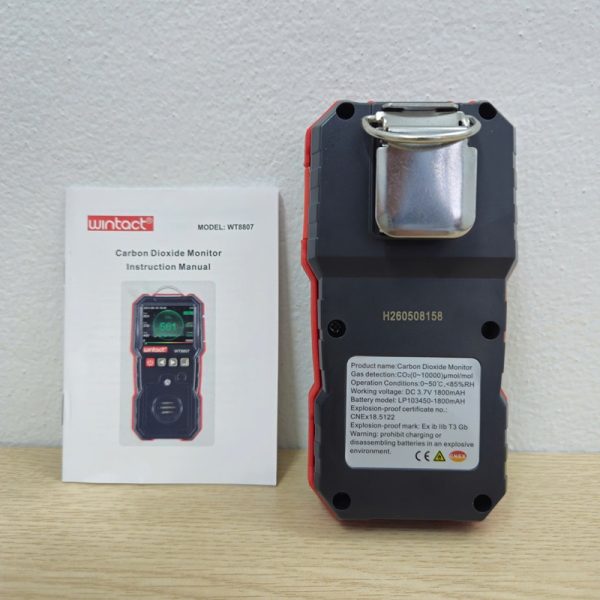 Máy đo nồng độ khí CO2 Wintact WT8807 Chính Hãng