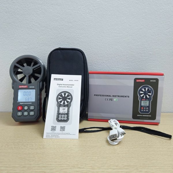 Máy đo tốc độ gió, lưu lượng gió Wintact WT87B Chính Hãng