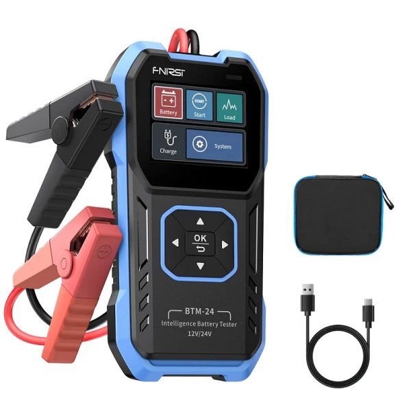Máy kiểm tra ắc quy 12V/24V Fnirsi BTM-24