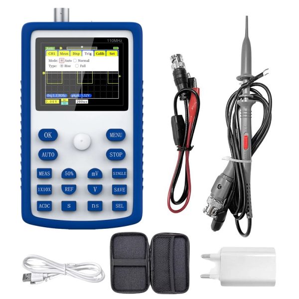 Máy hiện sóng cầm tay Fnirsi 1C15 (110MHz; 1CH) Máy hiện sóng cầm tay Fnirsi 1C15