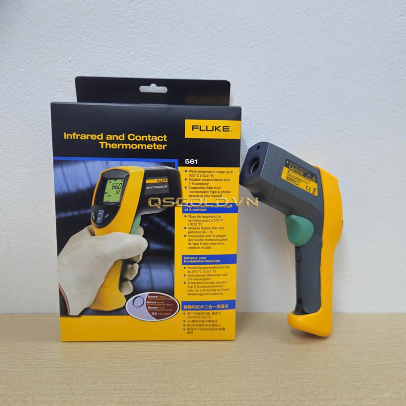 Máy đo nhiệt độ 2 trong 1 Fluke 561