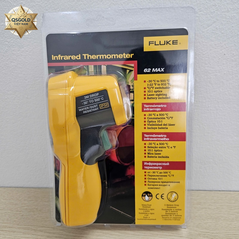 Súng đo nhiệt độ bằng hồng ngoại Fluke FLK-62 MAX/SNG Chính Hãng