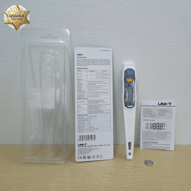 Bút đo nhiệt độ thực phẩm Uni-T A61
