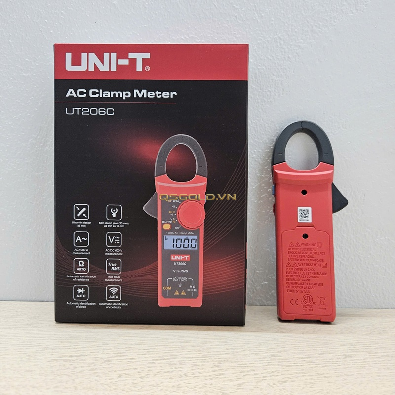 Ampe kìm AC Uni-T UT206C Chính Hãng