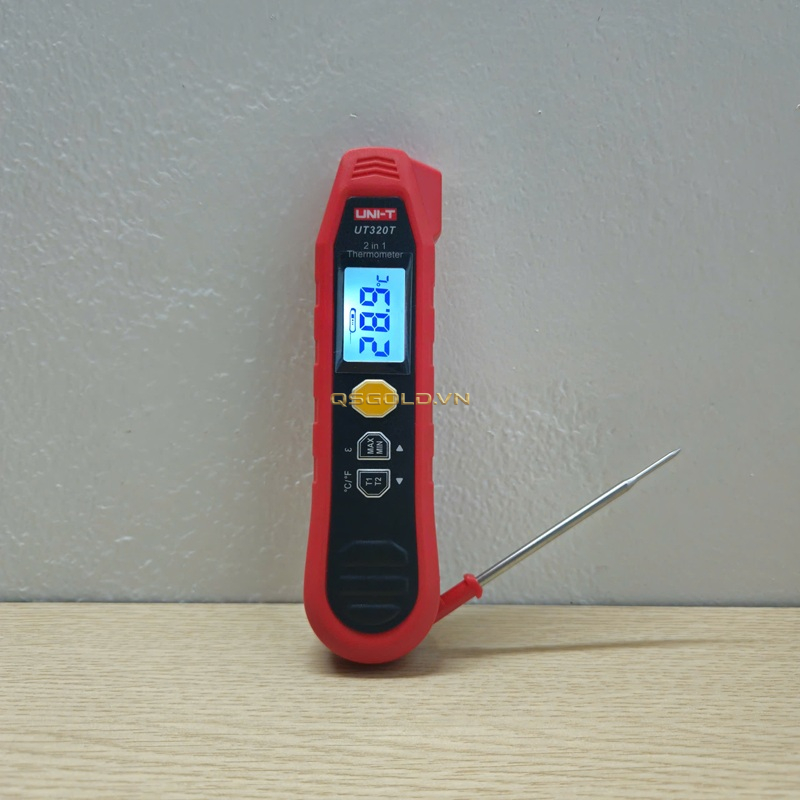 Máy đo nhiệt độ tiếp xúc, hồng ngoại Uni-T UT320T Chính Hãng