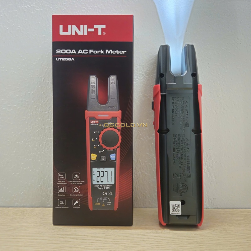 Ampe kìm đo dòng AC Uni-T UT256A (200A;1000V) Chính Hãng