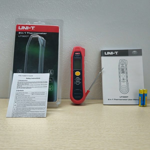 Máy đo nhiệt độ tiếp xúc, hồng ngoại Uni-T UT320T Chính Hãng